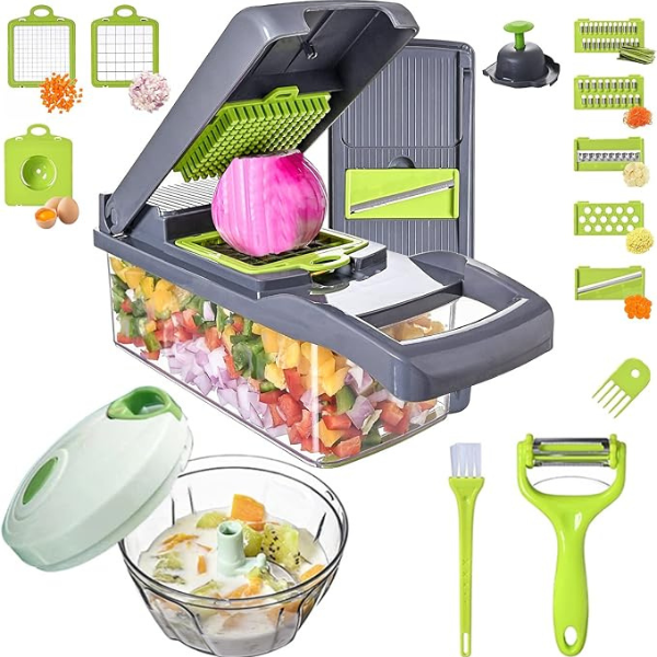 16 in 1 Vegetable Chopper - Veggie Slicer - Image 3