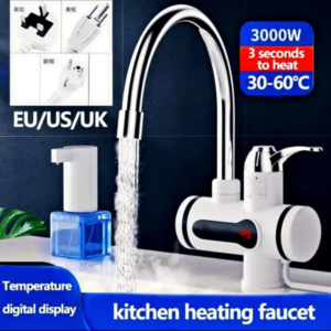 Instant electric heating water tap.