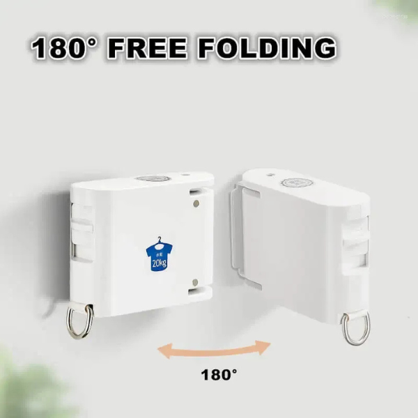 Wall-Mounted Retractable Clothesline - Image 2