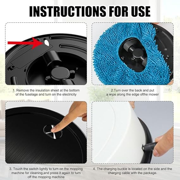 Smart Auto Sweeping & Mopping Robot - Image 4