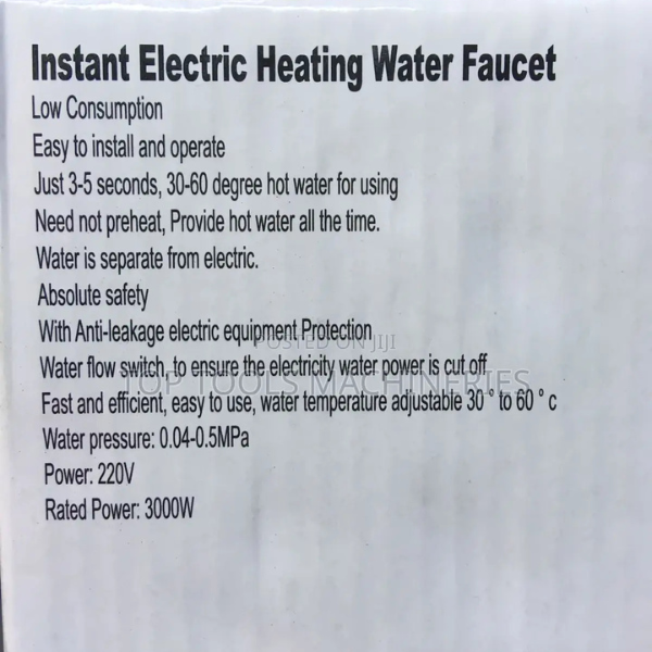 Instant Electric Heating Water Tap - Image 7