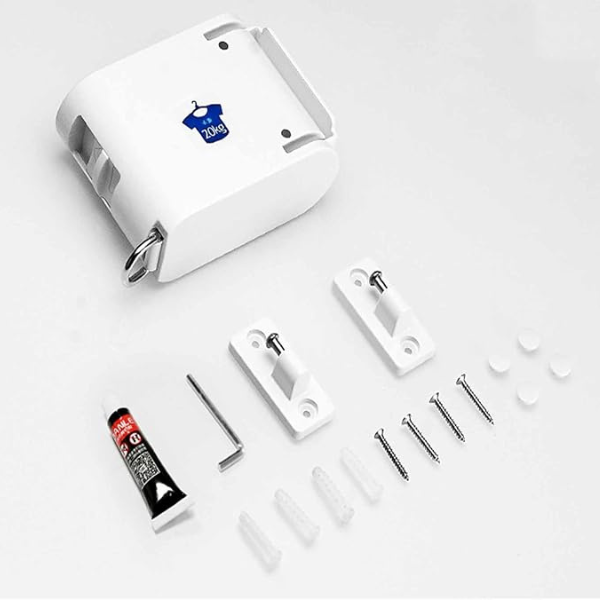 Wall-Mounted Retractable Clothesline - Image 8