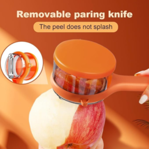 Fruit & vegetable peeler knife with storage Box.