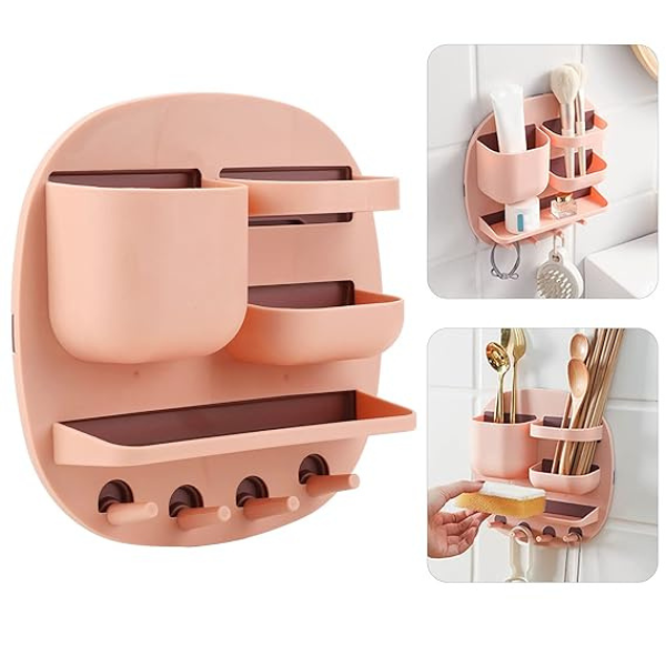 Wall-Mounted Storage Organizer Shelf - Image 2