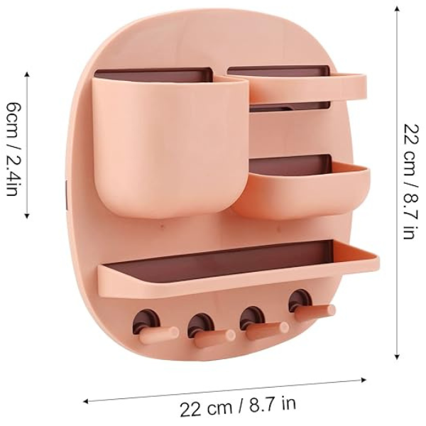 Wall-Mounted Storage Organizer Shelf - Image 8